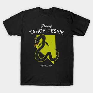 Home of Tahoe Tessie - Nevada USA Cryptid Lake Monster T-Shirt